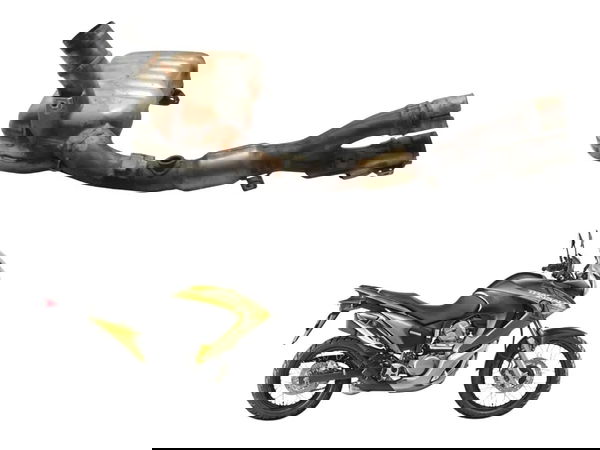 Curva Escape Catalisador C/ Det Honda Xl 700v Transalp 11-14