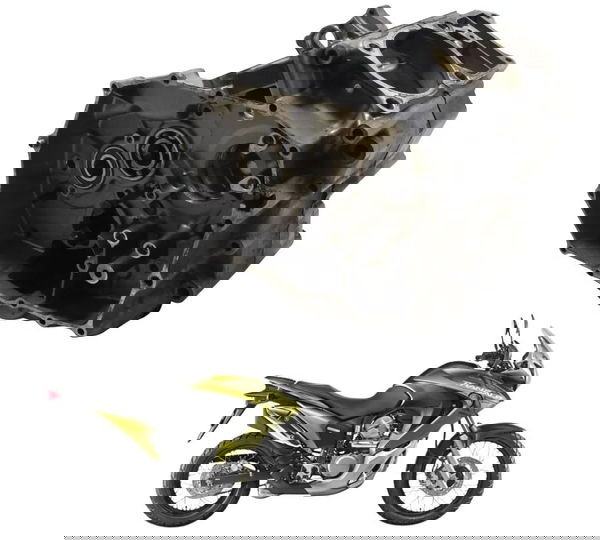 Carcaça Bloco Motor Honda Xl 700v Transalp 11-14 Original