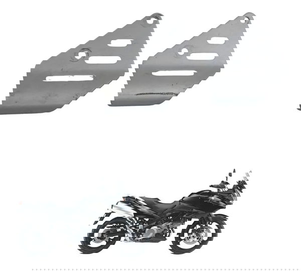 Par Protetor Pedaleira Suzuki Dl 1000 V-strom 05-11 Original