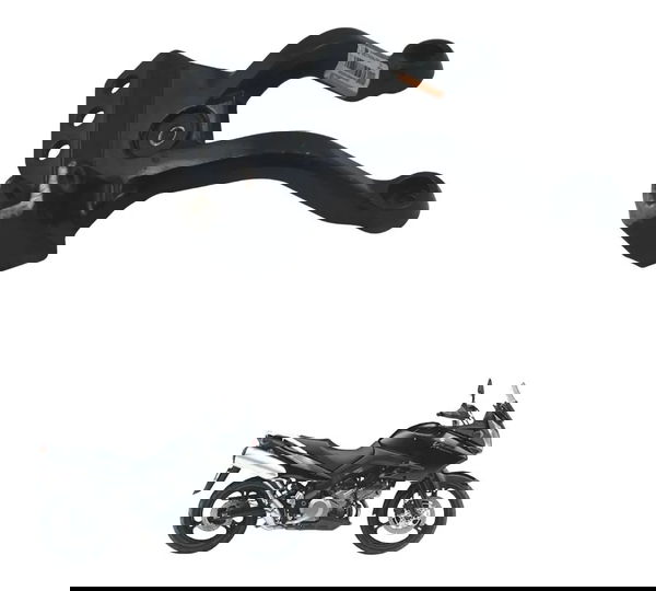 Suporte Pedaleira Tras C/detal Suzuki Dl 1000 V-strom 05-11 Preto