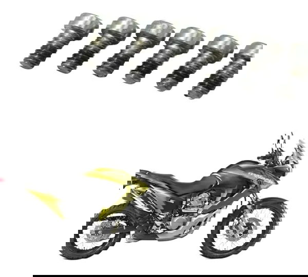 Jogo Parafuso Placa Partida Honda Xl 700v Transalp 11-14 Ori