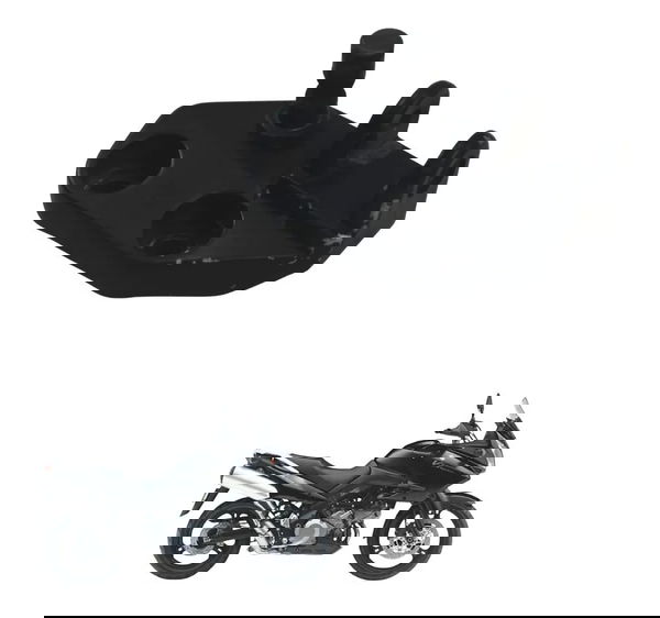 Suporte Pedaleira Diant Esq Ava Suzuki Dl 1000 V-strom 05-11 Preto