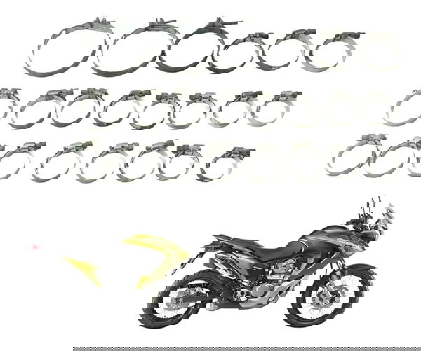 Kit Abraçadeira Honda Xl 700v Transalp 11-14 Original