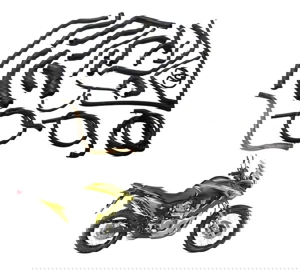 Kit Mangueiras Honda Xl 700v Transalp 11-14 Original