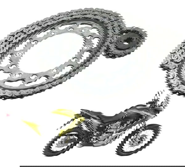 Kit Relação Honda Xl 700v Transalp 11-14 Cinza