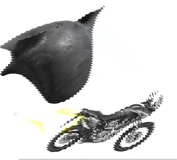 Paralama Dianteiro C/ Detal Honda Xl 700v Transalp 11-14 Ori Preto