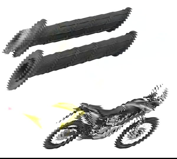 Par Manoplas Detalhe Honda Xl 700v Transalp 11-14 Original Preto