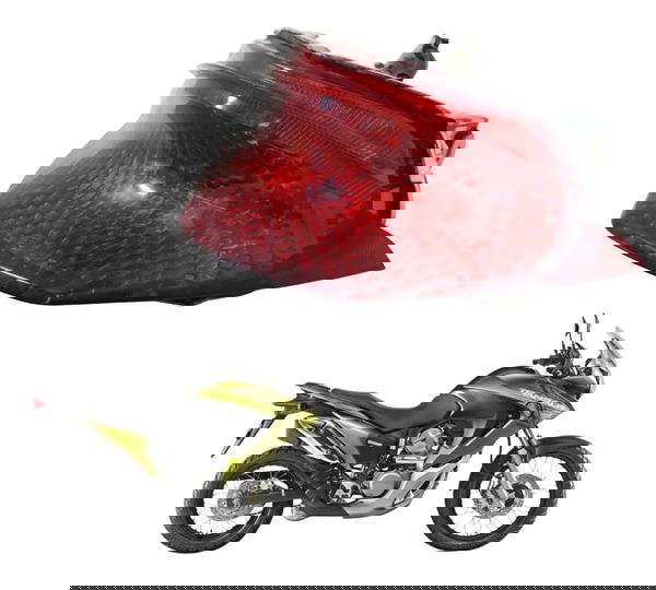 Lanterna Traseira Honda Xl 700v Transalp 11-14 Original Ambos Lados Vermelho