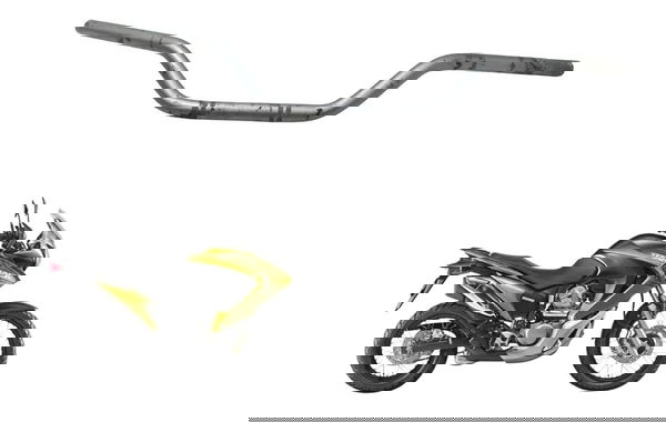 Guidão Empenado Honda Xl 700v Transalp 11-14 Original Preto