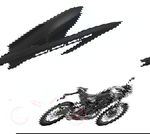 Capa Corrente Paralama Traseiro Kawasaki Z900 18-24 Original Preto