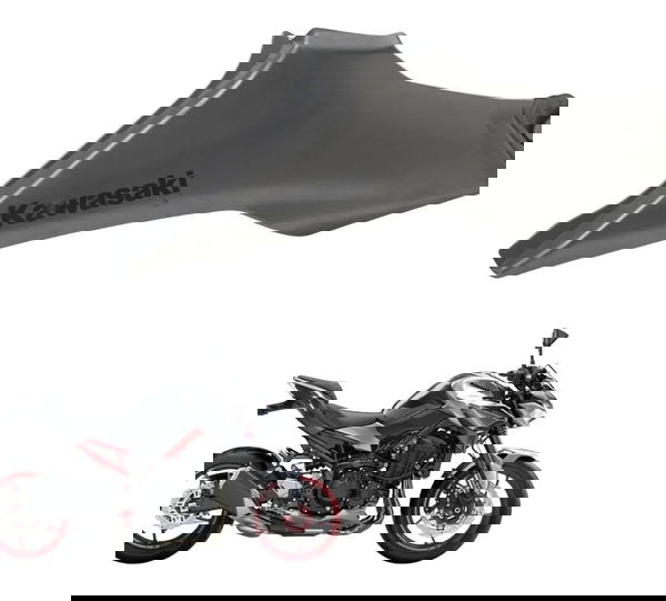 Carenagem Rabeta Direita Kawasaki Z900 18-24 Original Cinza-escuro