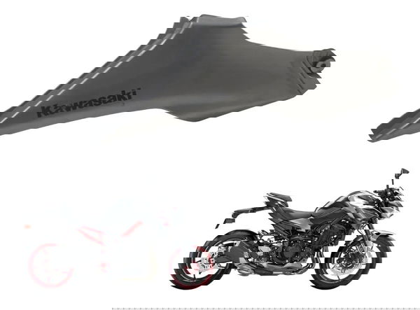 Carenagem Rabeta Direita Kawasaki Z900 18-24 Original Cinza-escuro