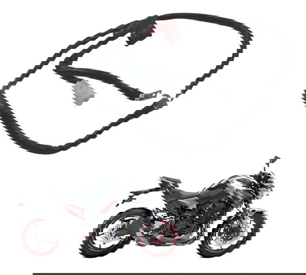 Cabo +/- Bateria Kawasaki Z900 18-24 Original Preto