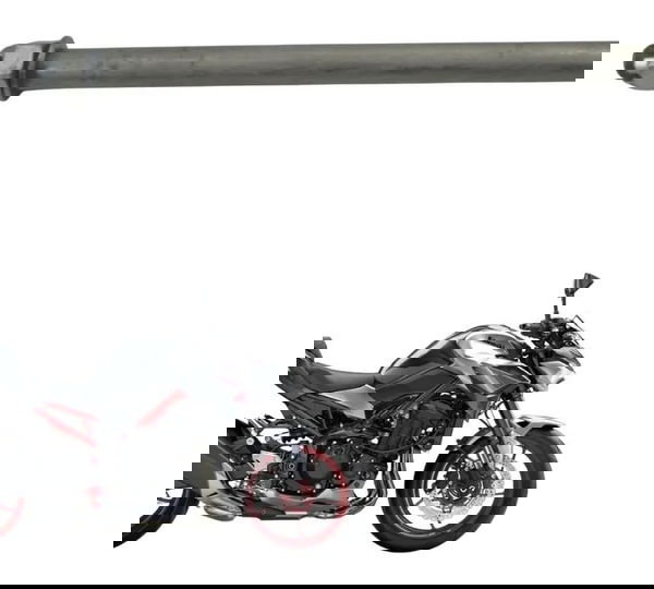 Eixo Roda Traseira Kawasaki Z900 18-24 Original