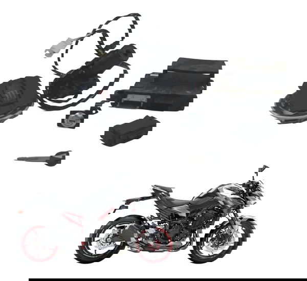 Kit Chave Módulo Ecu Code Kawasaki Z900 18-24 Original