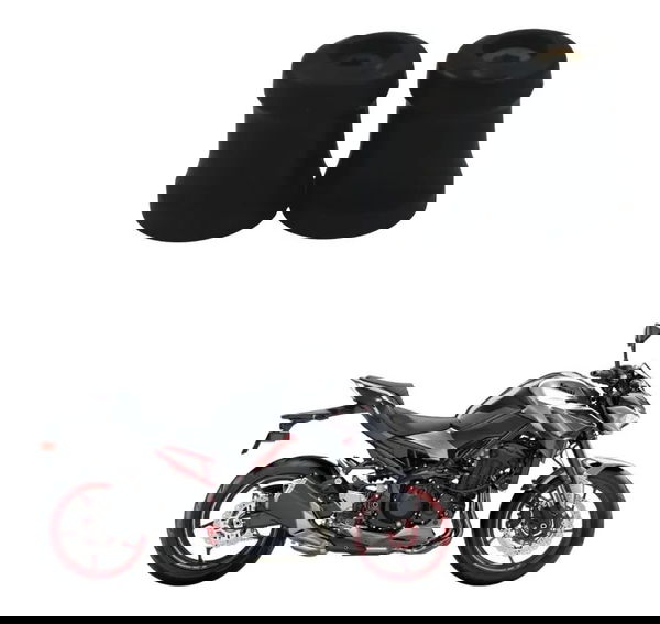 Par Peso Guidão Kawasaki Z900 18-24 Original Preto