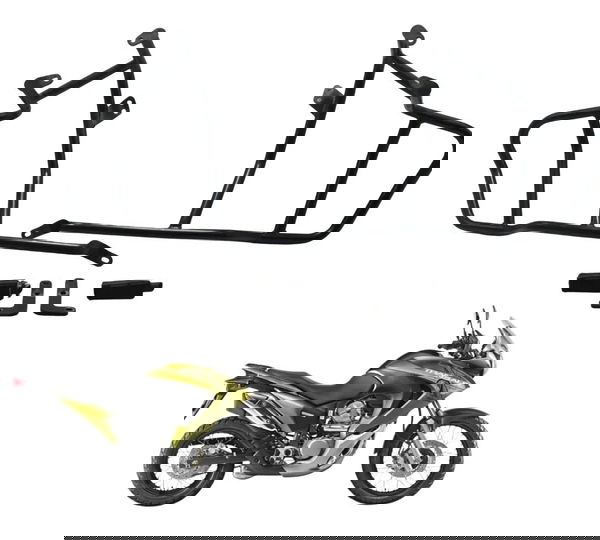 Protetor Motor C/ Detalhes Honda Xl 700v Transalp 11-14