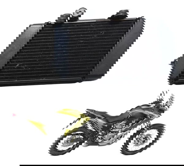 Radiador Esquerdo Honda Xl 700v Transalp 11-14 Original