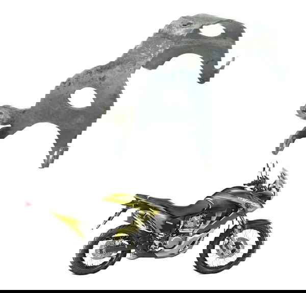 Suporte Paralama Diant C/avaria Honda Xl 700v Transalp 11-14 Cinza-escuro