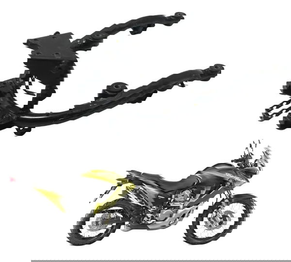 Suporte Alça Traseira Honda Xl 700v Transalp 11-14 Original Preto