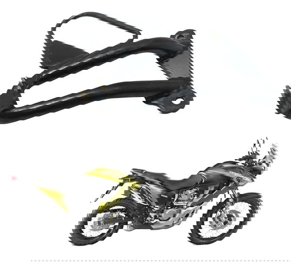 Suporte Pedaleira Traseira Dir Honda Xl 700v Transalp 11-14 Preto