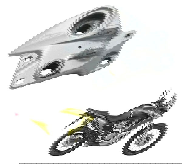 Suporte Pedaleira Diant Dir Det Honda Xl 700v Transalp 11-14 Prateado
