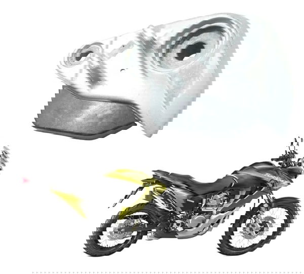 Suporte Pedaleira Diant Esq Det Honda Xl 700v Transalp 11-14 Prateado