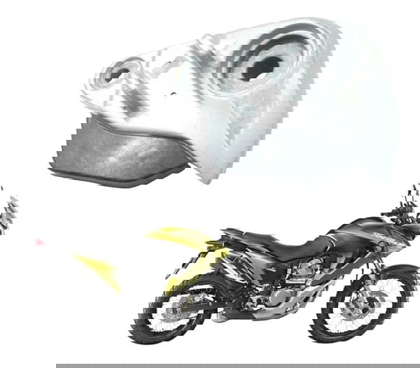 Suporte Pedaleira Diant Esq Det Honda Xl 700v Transalp 11-14 Prateado