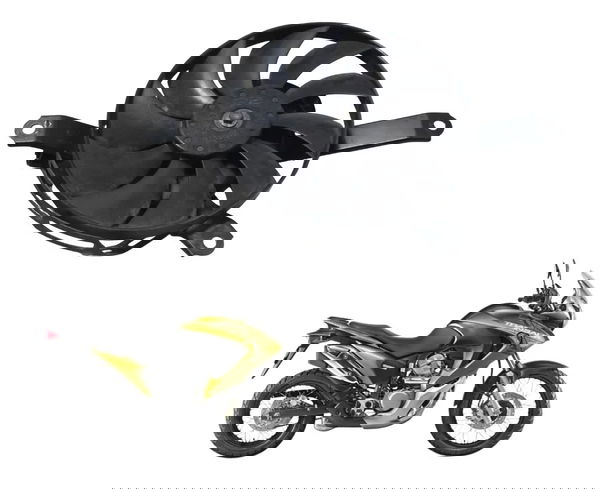 Ventoinha Radiador Honda Xl 700v Transalp 11-14 Original