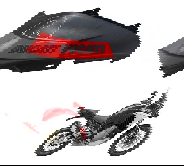 Carenagem Tanque Direit C/avaria Ducati Multistrada V4 21-25 Preto