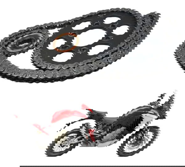 Kit Relação Did Ducati Multistrada V4 21-25 Preto