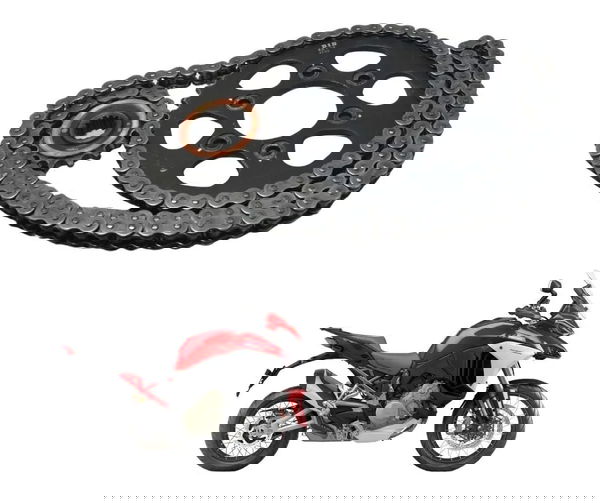 Kit Relação Did Ducati Multistrada V4 21-25 Preto
