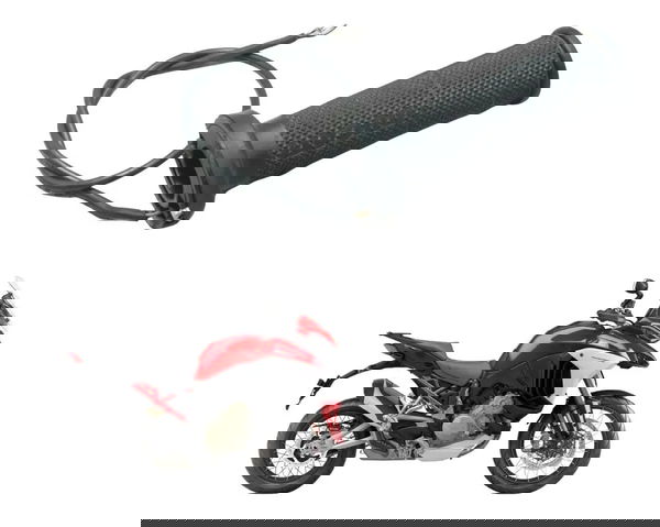 Manopla Esq C/aquecedor C/avaria Ducati Multistrada V4 21-25 Preto