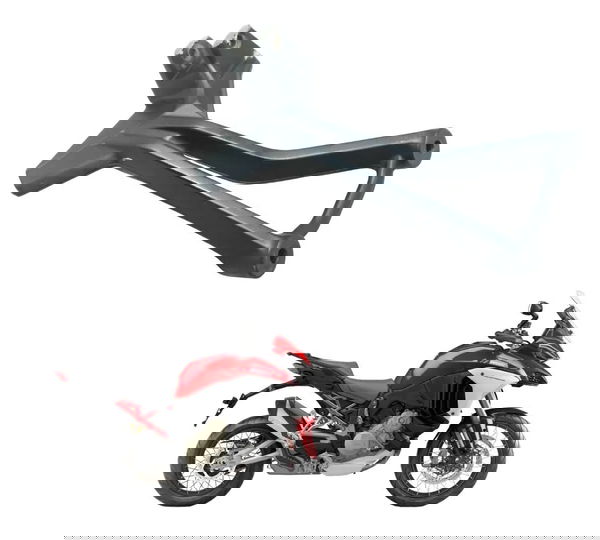 Suporte Pedaleir Tras Esq C/avar Ducati Multistrada V4 21-25 Preto