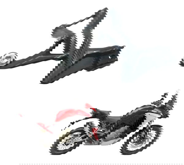 Suporte Pedaleira Tras Dir Ducati Multistrada V4 21-25 Origi Preto