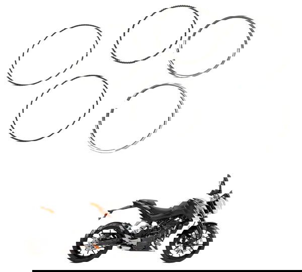 Anéis Pistão Ktm Duke 200 12-17 Original