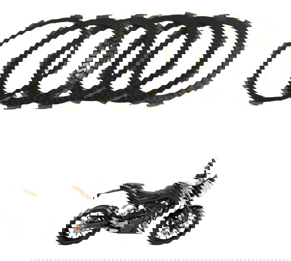 Jogo Disco Embreagem Ktm Duke 200 12-17 Original