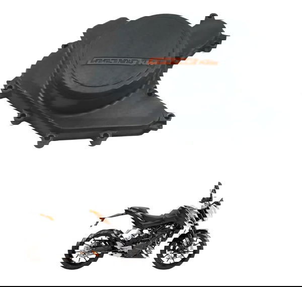 Tampa Motor Esquerda Estator Ktm Duke 200 12-17 Original Preto