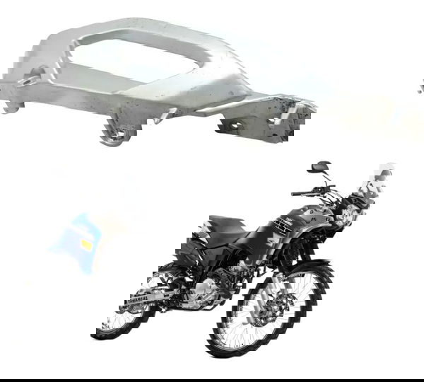 Alça Traseira Dir C/detal Yamaha Xtz 250 Tenere 16-19 Origin Prateado