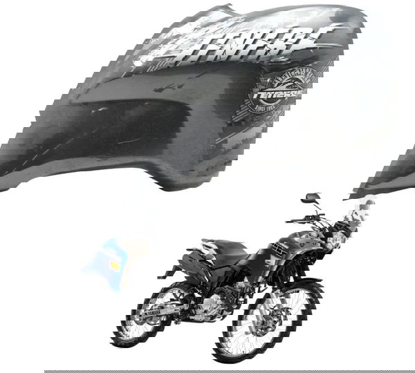 Aba Tanque Dir C/avaria Yamaha Xtz 250 Tenere 16-19 Original Cinza-escuro