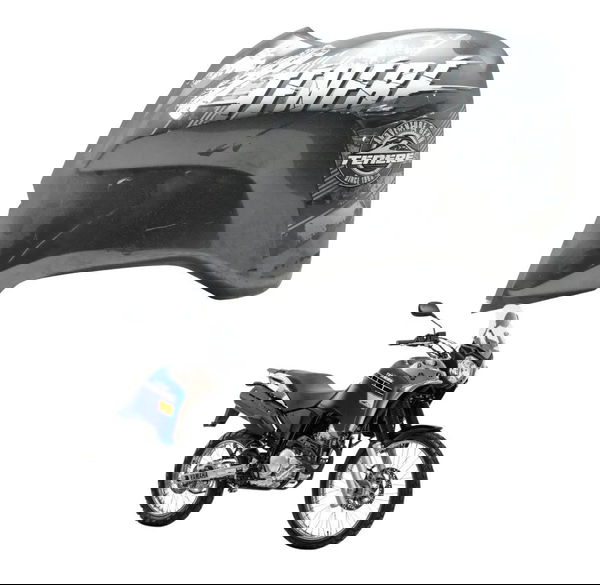 Aba Tanque Dir C/avaria Yamaha Xtz 250 Tenere 16-19 Original Cinza-escuro