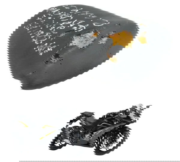 Banco Traseiro C/ Avaria Kawasaki Ninja 250r 09-12 Original Preto