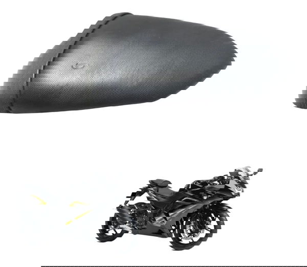 Banco Traseiro Kawasaki Ninja 250r 09-12 Original Preto