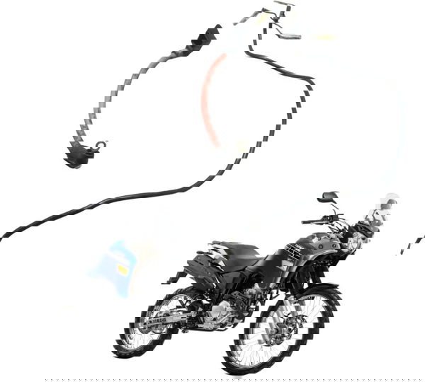 Cabo +/- Bateria Yamaha Xtz 250 Tenere 16-19 Original Preto