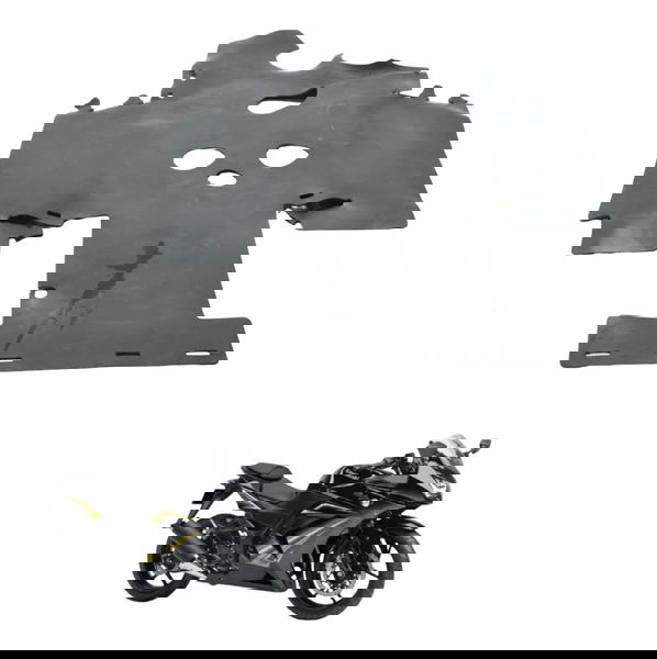 Borracha Acabamento Motor C/avaria Kawasaki Ninja 250r 09-12