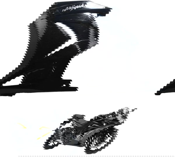 Carenagem Lateral Esq C/ Avaria  Kawasaki Ninja 250r 09-12