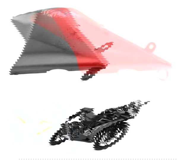 Carenagem Rabeta Dir Kawasaki Ninja 250r 09-12 Original Vermelho