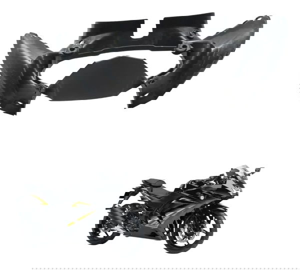 Carenagem Acabamento Painel C/avar Kawasaki Ninja 250r 09-12