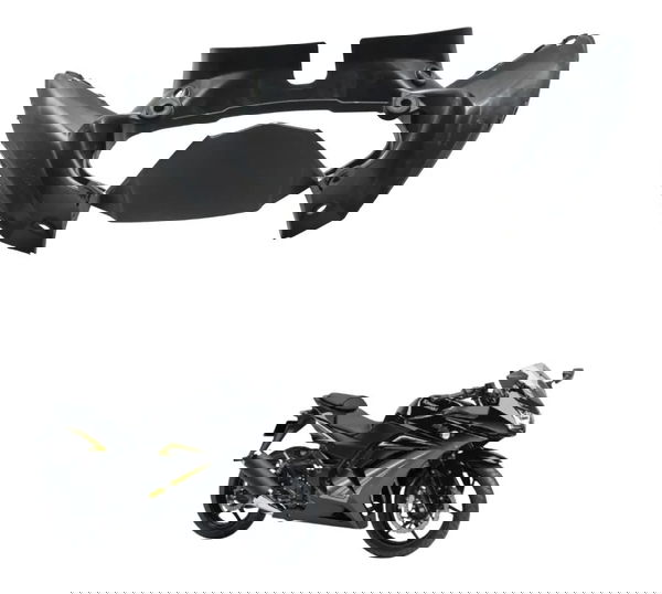 Carenagem Acabamento Painel C/avar Kawasaki Ninja 250r 09-12