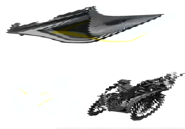 Carenagem Rabeta Direita Kawasaki Ninja 250r 09-12 Original Preto